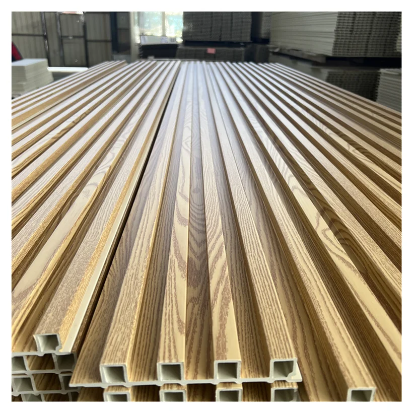 home finishing materials fluted wall panel WPC Composite, Wall Cladding,Villa Garden WPC Fence WPC Wall Panels & wall board