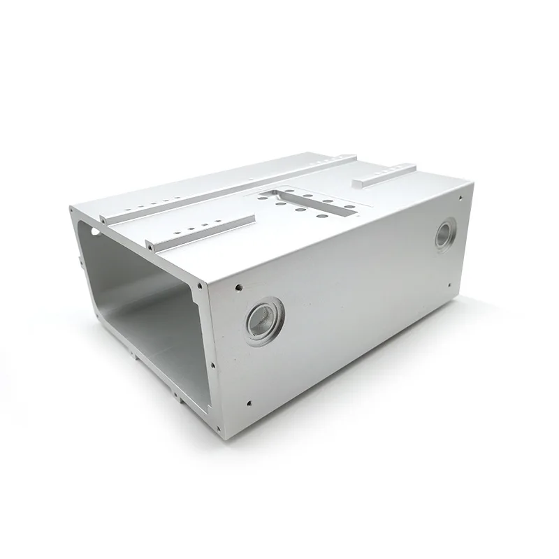 Custom CNC Parts Pure Oxide Aluminium Heatsink Shell for Solar Power energy storage heat sink