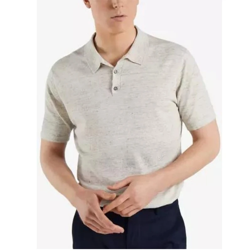 2022 Factory Wholesale New Design Low Price Polo T-shirt Custom Logo Plus Size Men Knit Golf Polo Shirts