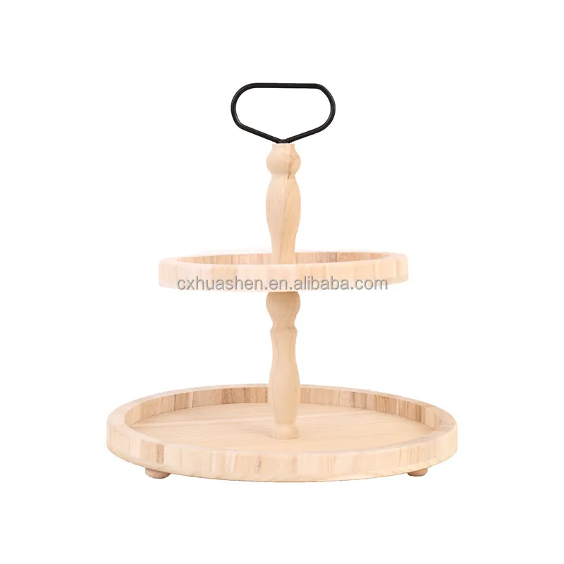 Оптовая продажа, деревянный поднос с металлическими ручками