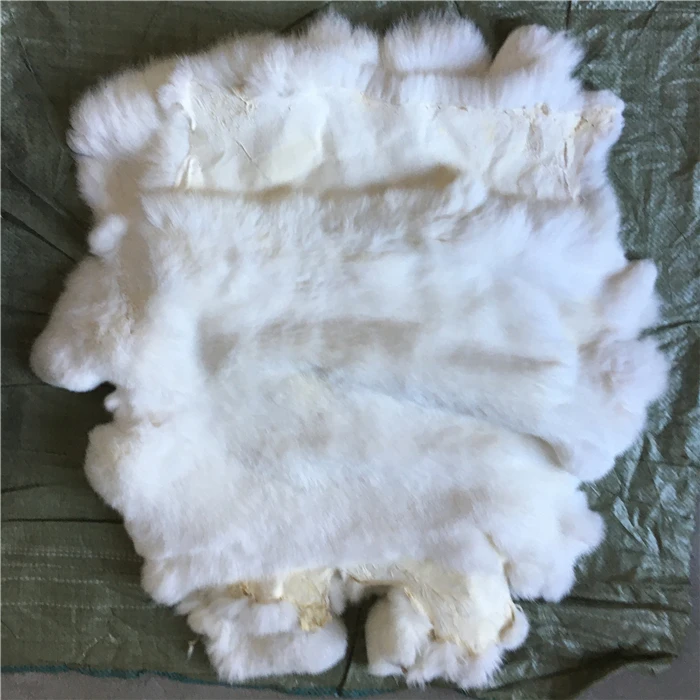 100% Real Bunny Women Rex Rabbit Fur Chinchilla
