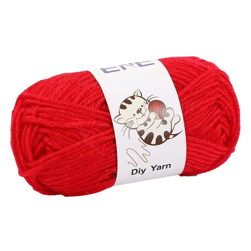 Heny  hand knitting yarn diy acrylic Wholesale yarn cone 3mm 4ply Rugs and Carpet Tufting Acrylic Yarn for hat scarf