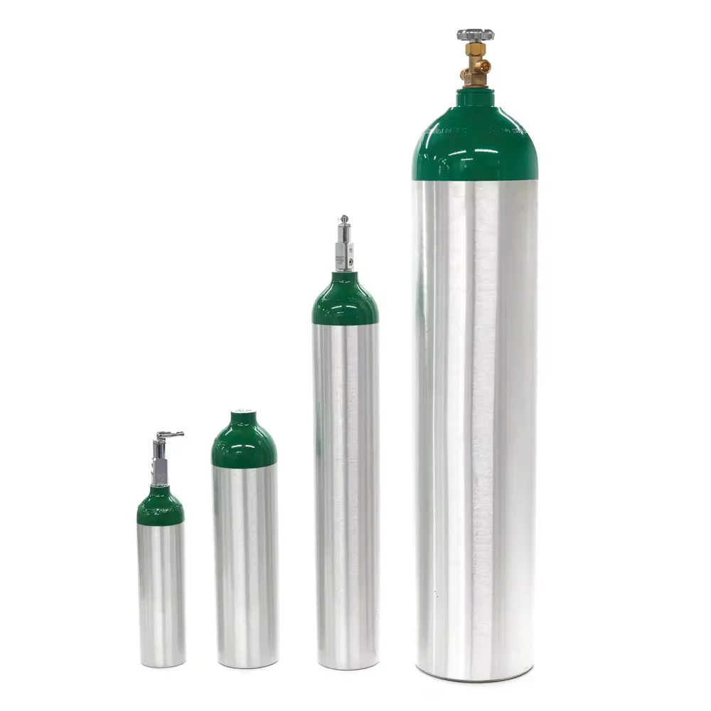 High Quality 5L 8L 10L 150bar Refillable Aluminum Oxygen Tank Cylinder with valve