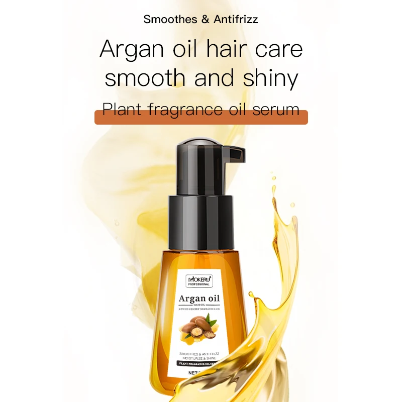 MOKERU Hair treatment Argan Oil anti-loss and nourishing hair care Products Repair Damaged Hair oil