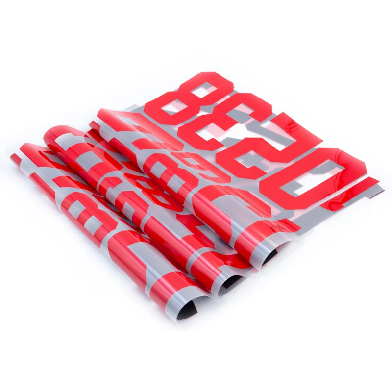 23 24 Home Away Jersey Numbers football Jersey numbers Screen Print Heat Transfers