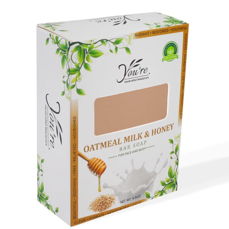 Sencai novel design soap rose flower bouquet gift box  soap boxes with window bar soap packaging box