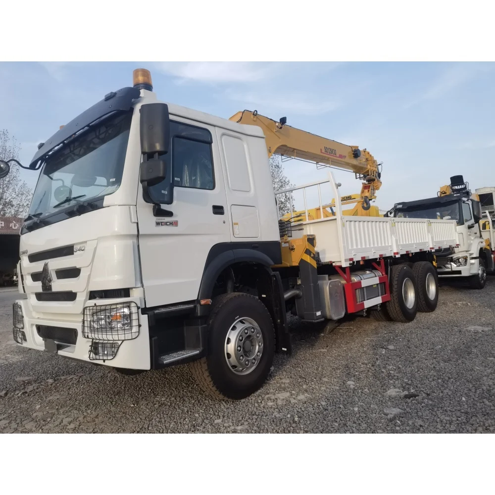 Sinotruk Howo 340hp грузовой кран с Прямой стрелой 12 тонн 20 автомобиль для строительства