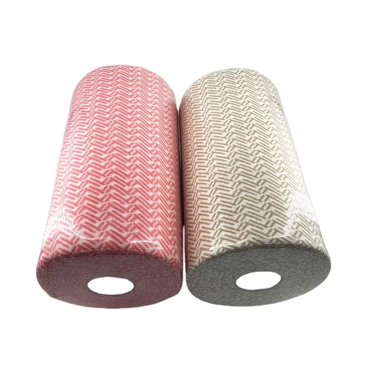 Custom Design Eco-friendly glasses cleaning cloth spunlace nonwoven fabric dish washing cloth in rolls