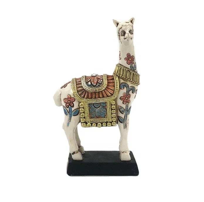 
Occident High quality resin ctaft new design alpaca statue 
