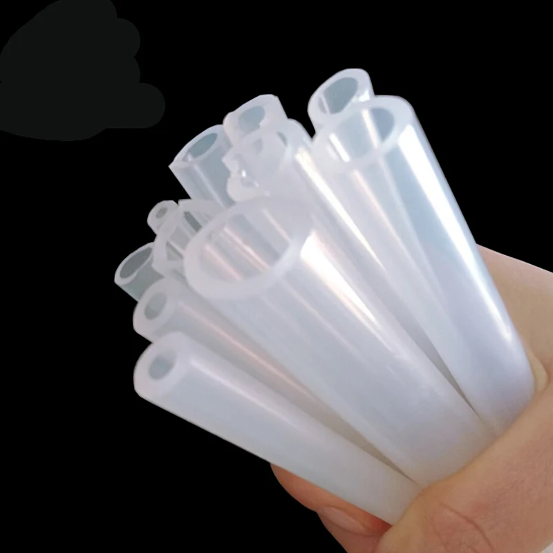 Flexible Platinum Clear Colored Big Large Diameter Inflatable Silicone Rubber Tube Hose