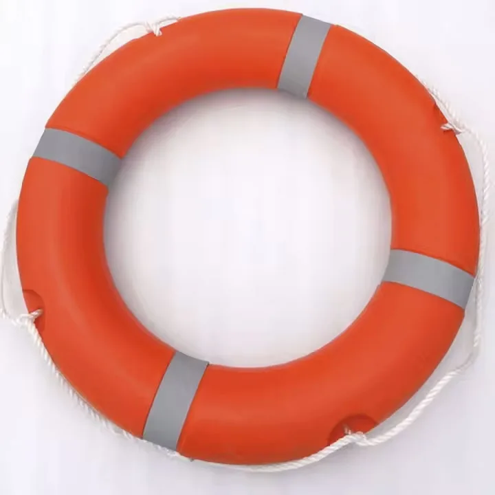 High Quality 2.5kg & 4.3kg HDPE Plastic Float Life Buoy Ring Manufacture Water Rescue Safety Foam Material