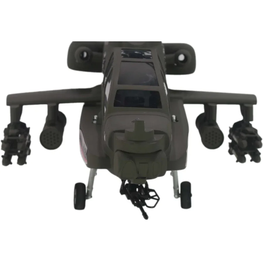 FLISHRC Roban AH-64 Apache зеленый 500 масштаб вертолет с четырьмя лопастями винта GPS управлением полетом H1 BNF