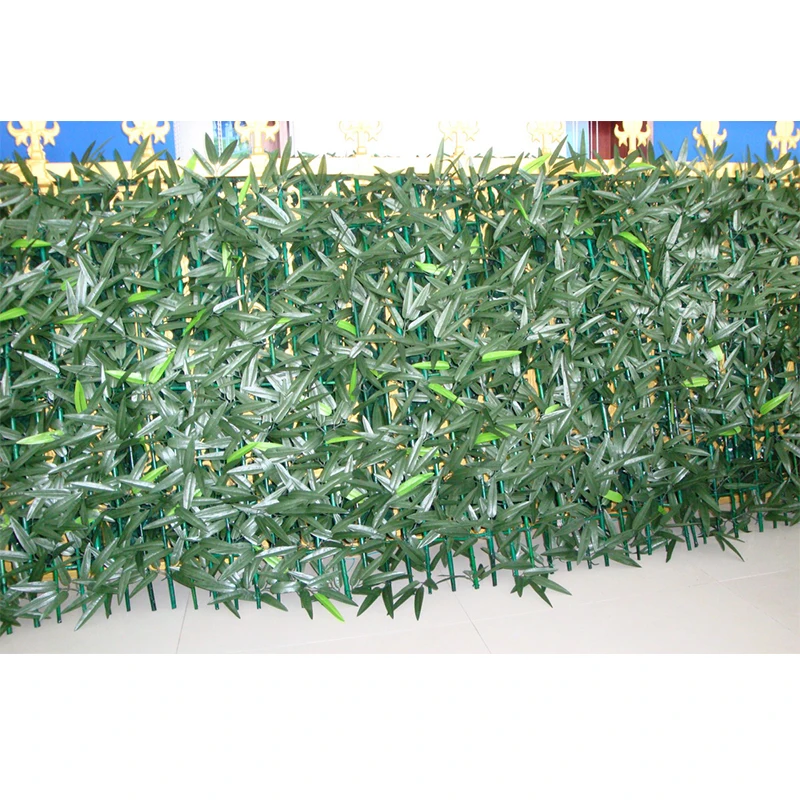 Minzo Wholesale Decorative Garden Artificial Green Wall Bamboo Fence