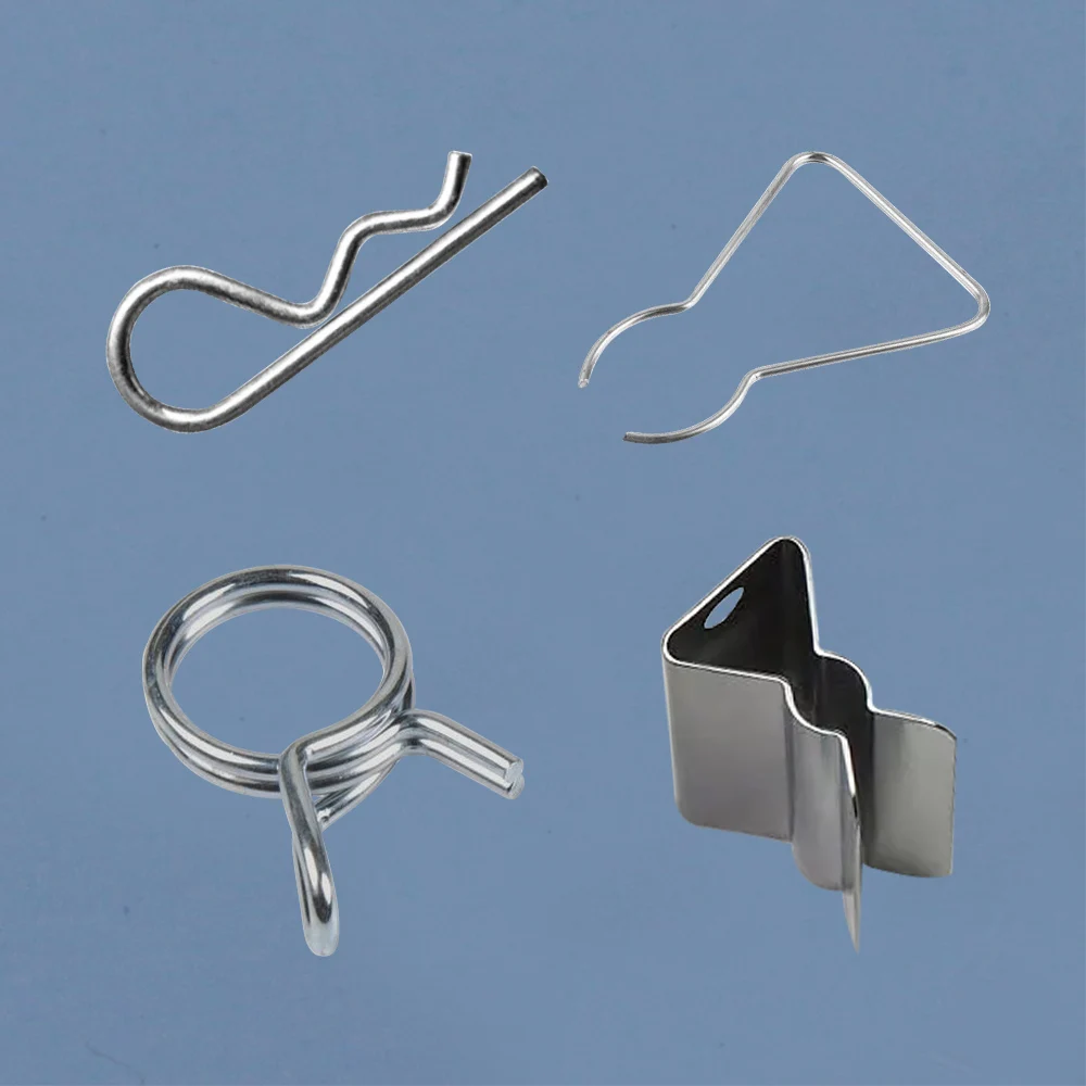 Spring Clips Manufacturer OEM Factory Custom u Shaped v Shaped Small Stainless Steel Wire Spring Metal Clip