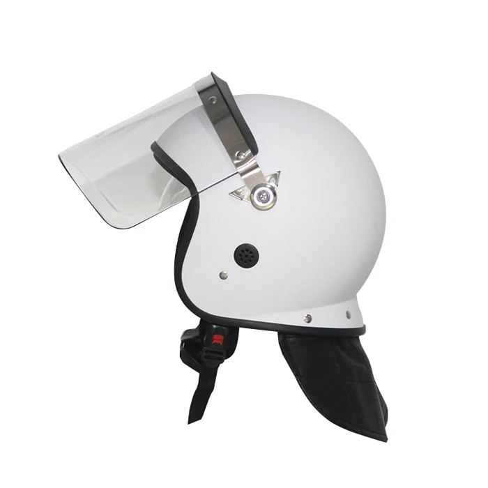 Anti Fire Round Straight Visor Lightweight ABS material Outdoor Confrontation Training Helmet