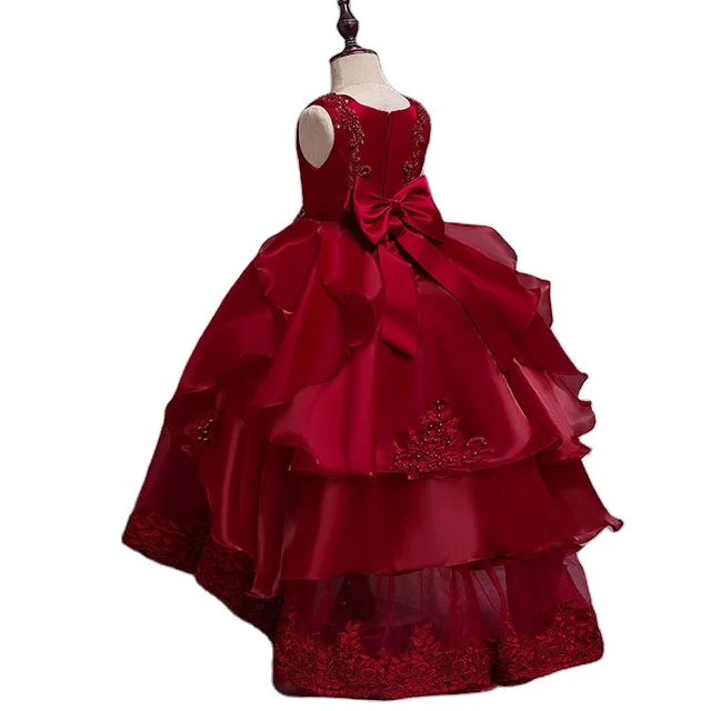 2019 christmas princess 10 years baby girls dress for costume