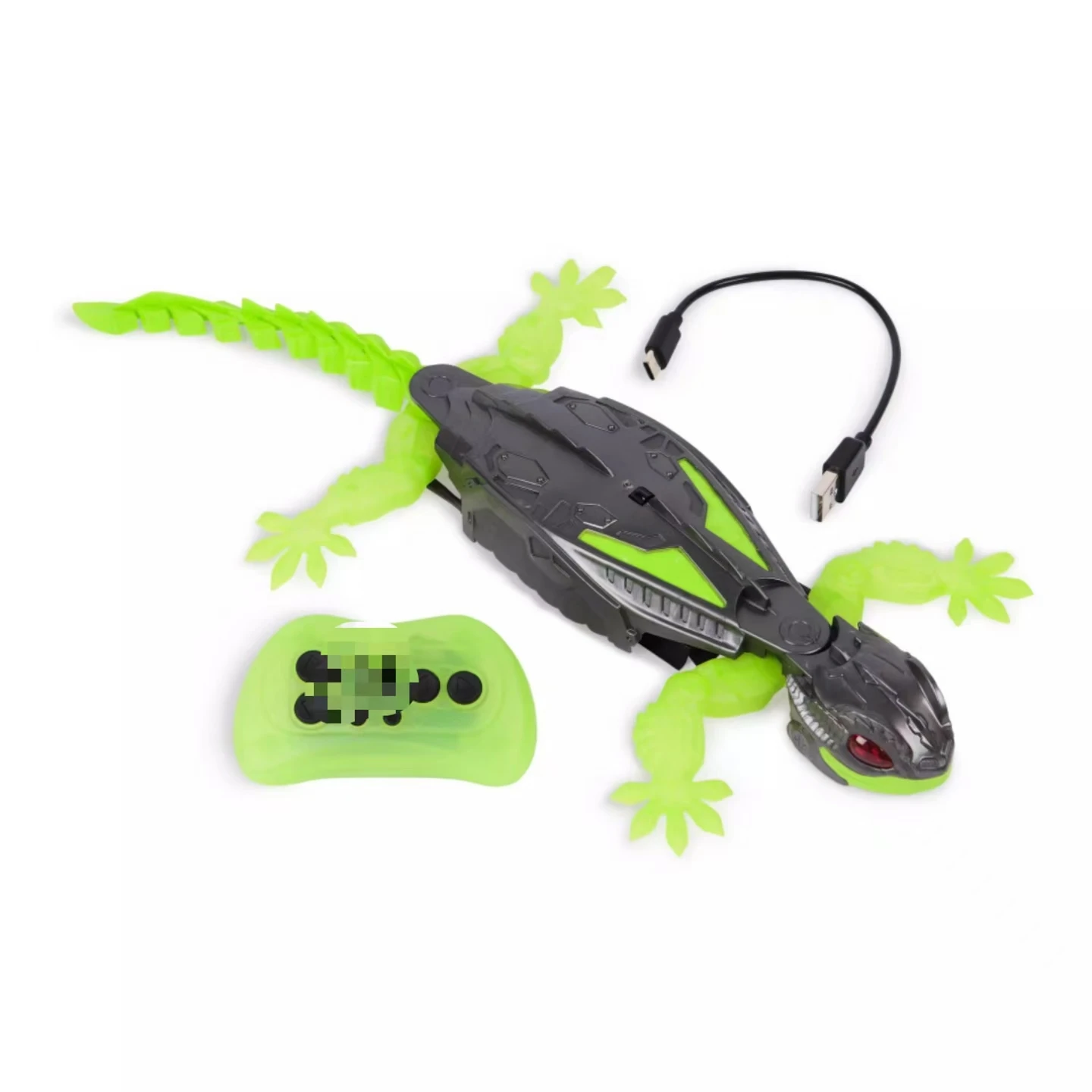 Wall Crawler Gecko Rechargeable Remote Control Robot Kids Toys Climbs Up Walls For Prank Toys Games RC Robot Toys