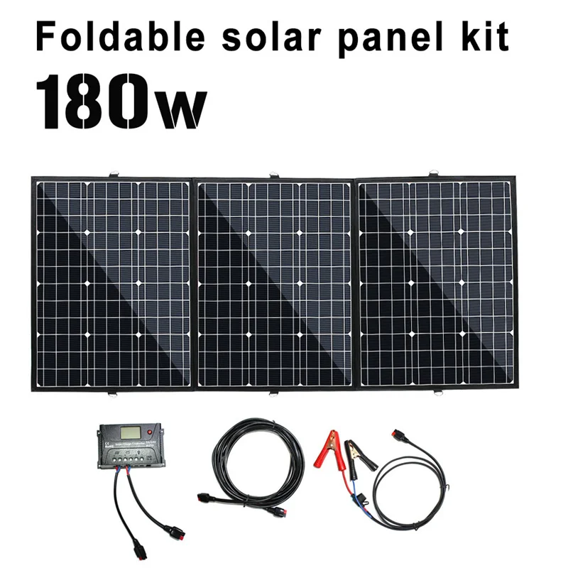 High Efficiency Folding 240W Paneles Solares Kit Module In Solar Panel Set Up Cost Solar Panel Kit Completo