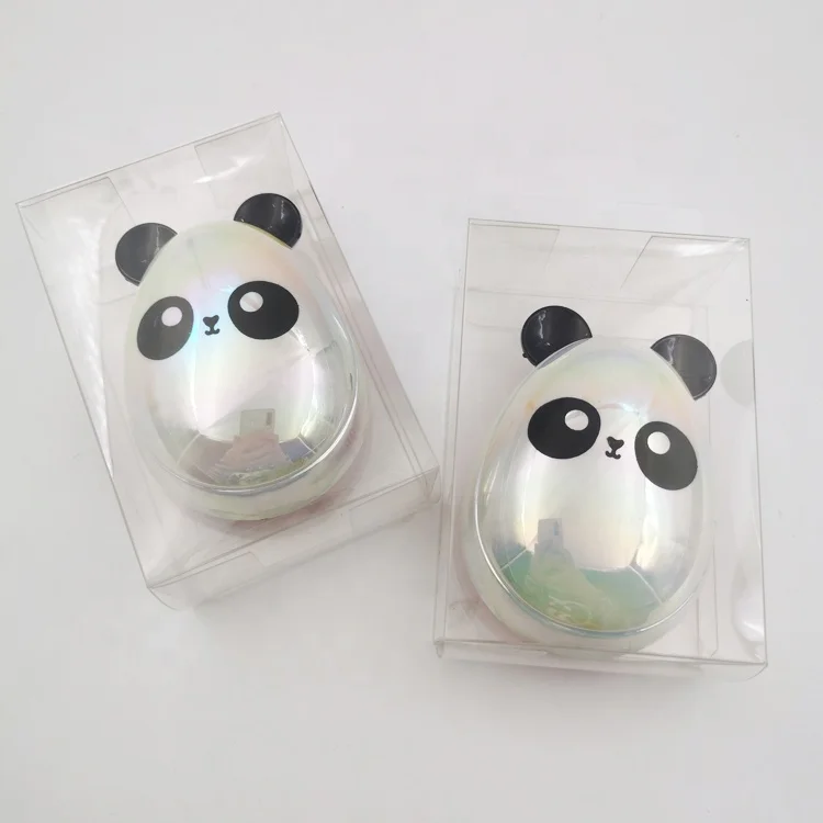 
Beian Factory Hot Sale Good Eco-friendly Quality Panda Kids Detangle Brush Comb 