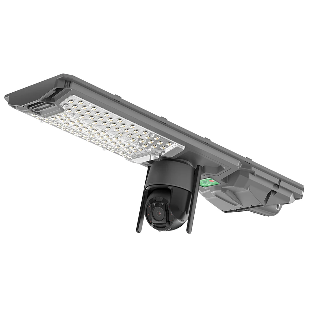 New Arrival CCTV Security Camera System Light Remote Control One Road Lighting APP Solar Streetlights