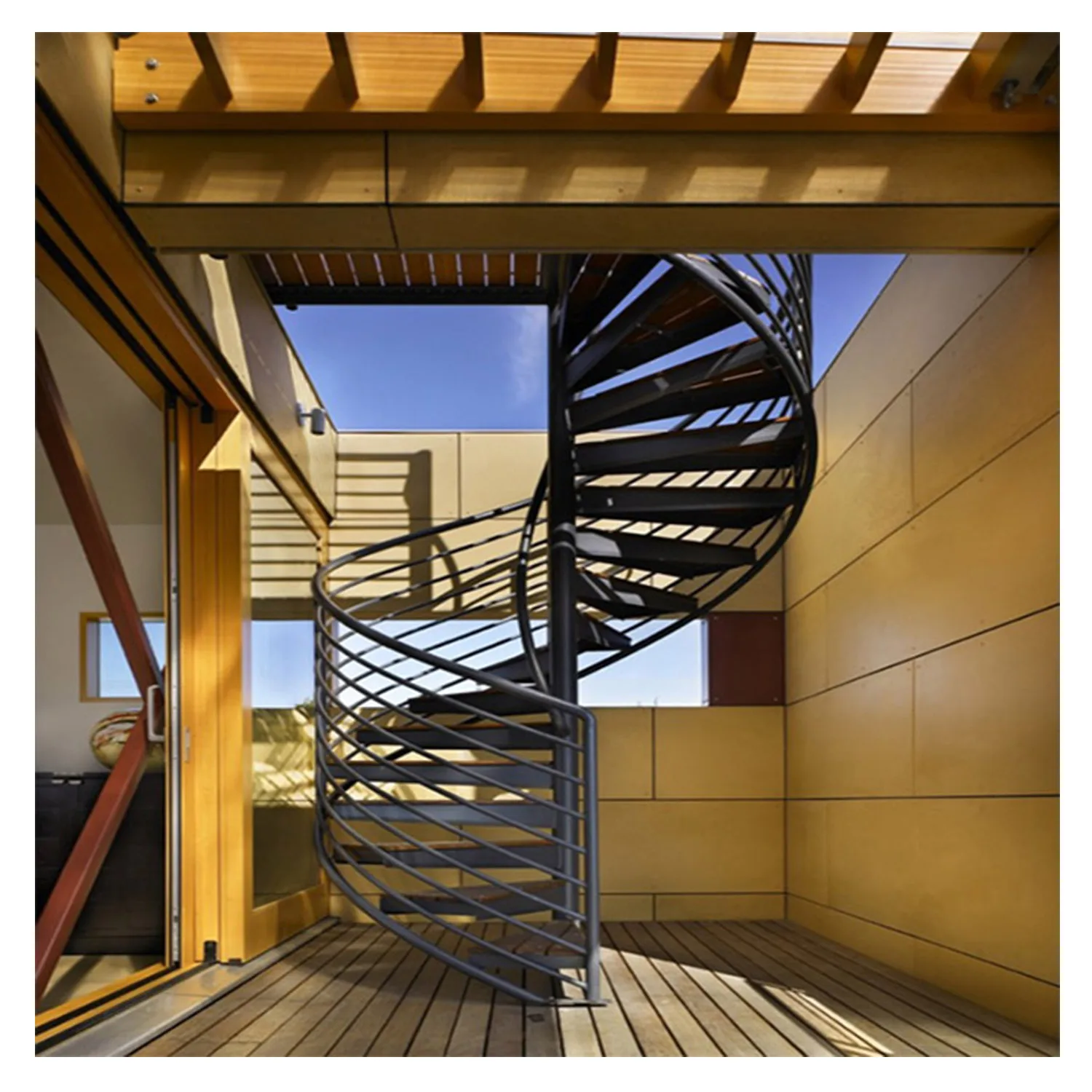 US Australia Hot sale outdoor spiral staircase resident metal staircase From the Foshan factory in China