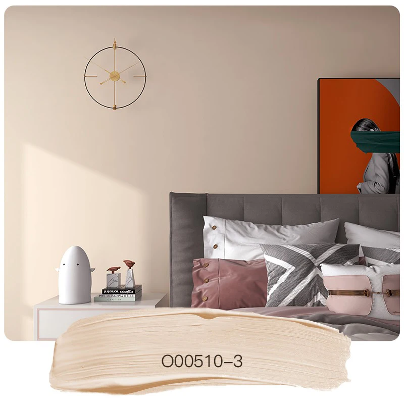 3trees Odorless Cloud Drawing Bamboo Charcoal Odorless 5-in-1 Wall Paint for families