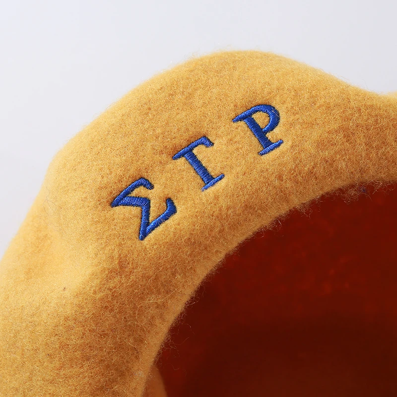 Premium Quality Cotton And Wool Made Sisterhood Sigma Gamma Rho 1922 Lady Hat Fancy SGRho Blue And Gold Tone Soror Warm Beret