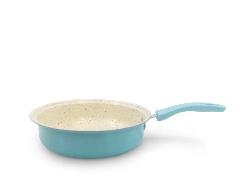 13Pcs Cookware Sets Nonstick Aluminum Green Marble Effect Coat with Tempered Glass Lid Cook Ware Set