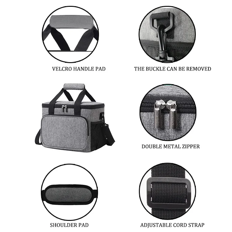 High Quality Thermal Portable Lunch Backpack Waterproof Reusable Bags Popular Large Travel Cooler Bag