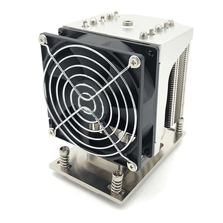 Hongyi latest 280W 5 heat pipe AMD  Socket SP3 4U Active CPU cooler LGA 4094 tr4 EPYC 7713 CPU cooling cooler server heatsink