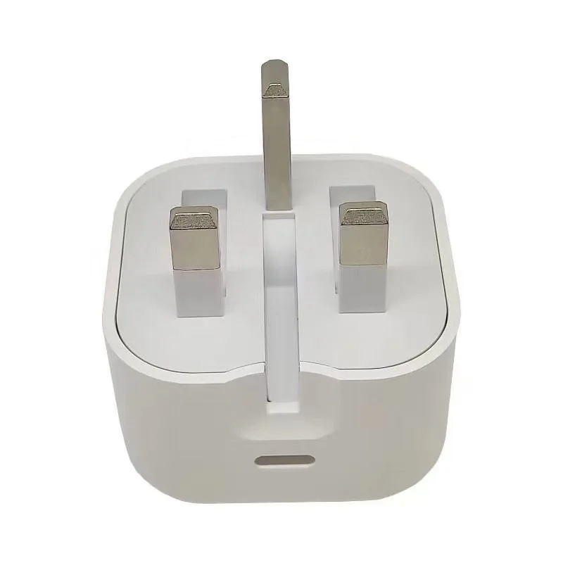 Лидер продаж зарядные устройства для телефонов Usb C адаптер питания 20 Вт iphone 12/13 зарядное устройство быстрое вилка стандарта Великобритании новый