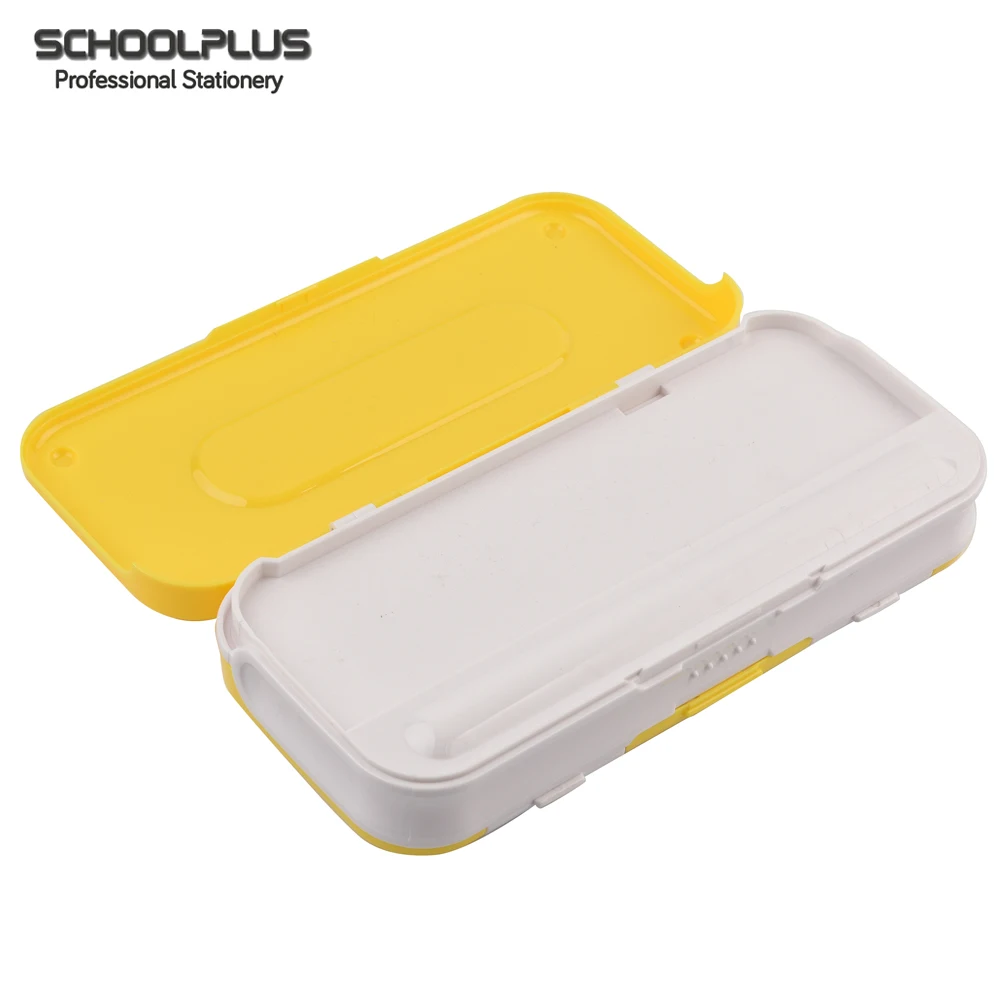 Factory Price novelty school pencil case stationery with rule set for kids