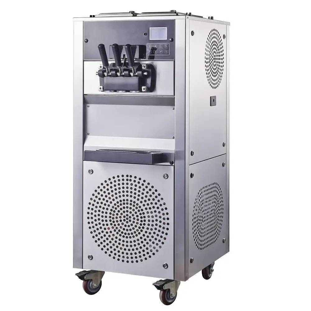 Wholesale factory OEM soft ice cream machine /ice cream maker with pre-cooling system/oceanpower soft ice cream machine