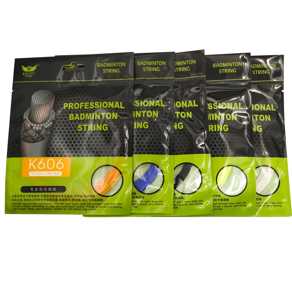 High Durable Badminton Racket String Manufacturer KT606 10m Badminton String