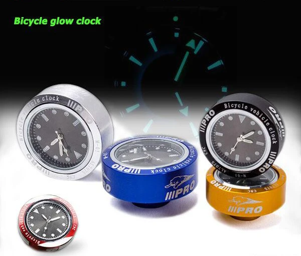 bicycle parts handlebar bike watch clock luminous dial and hand