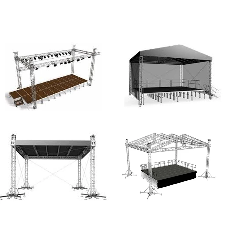 
Aluminum Truss Structure Spigot stage trailer roof truss stand for light,jbl line array 