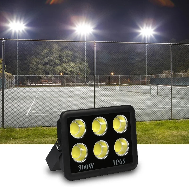 Round reflector Hot selling COB led flood light for stadium light 50W 100W 150W 200W 300W 400W 500W IP65 Outdoor Lighting