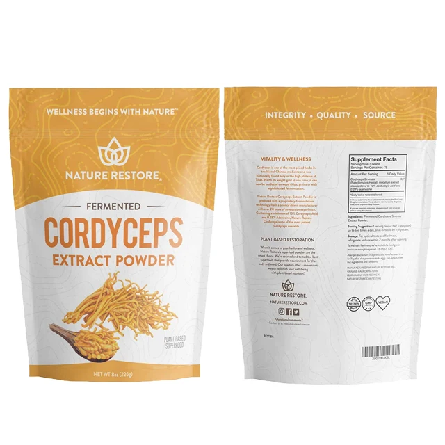 Custom Mylar Waterproof Pe Foil Stand Up Pouch Laminated Biodegradable Zip Lock Plastic Snack Powder Food Packaging Bag