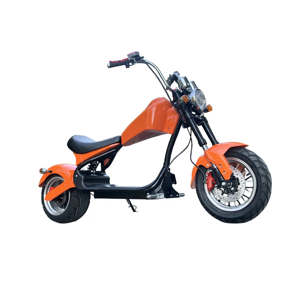 Eec Approved Street Legal Fast Speed 2 Wheels Front Fat Tire Type Electric Motorcycle Scooter