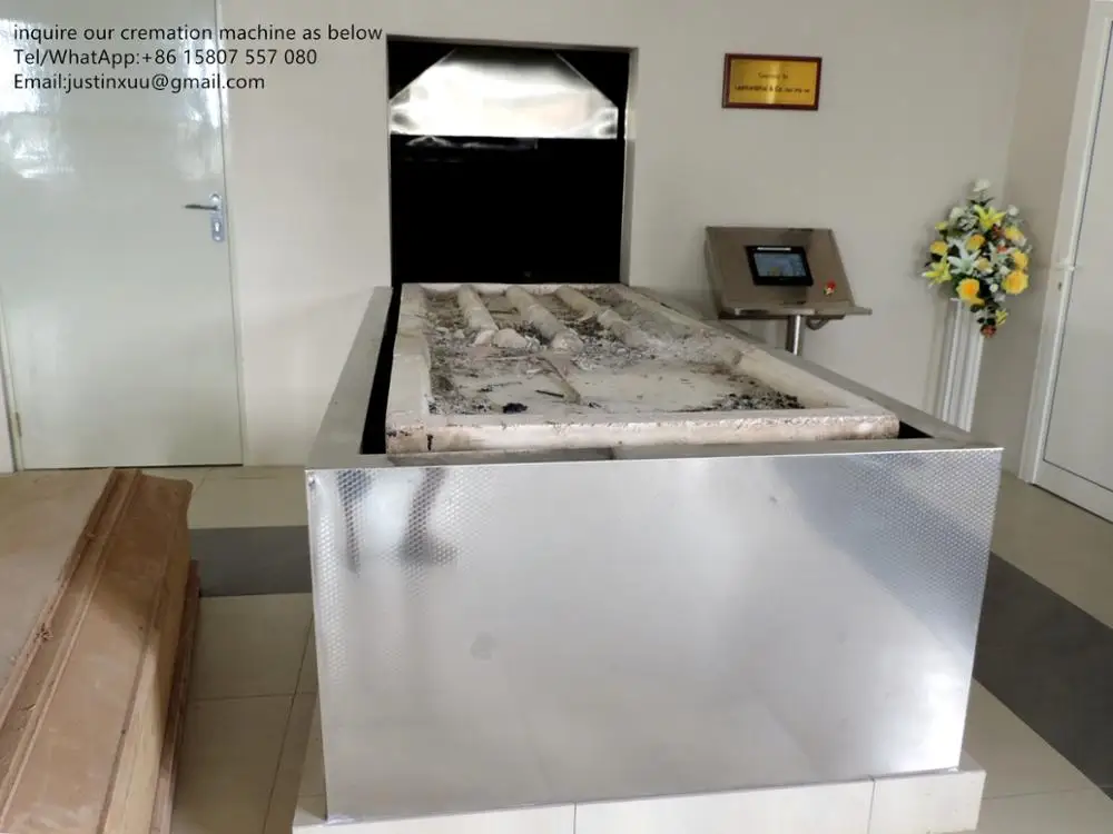 Environmental 24001 Certificated Electrical Cremation Machine for Human, No Smell Durable Cremator on Truck ISO CE