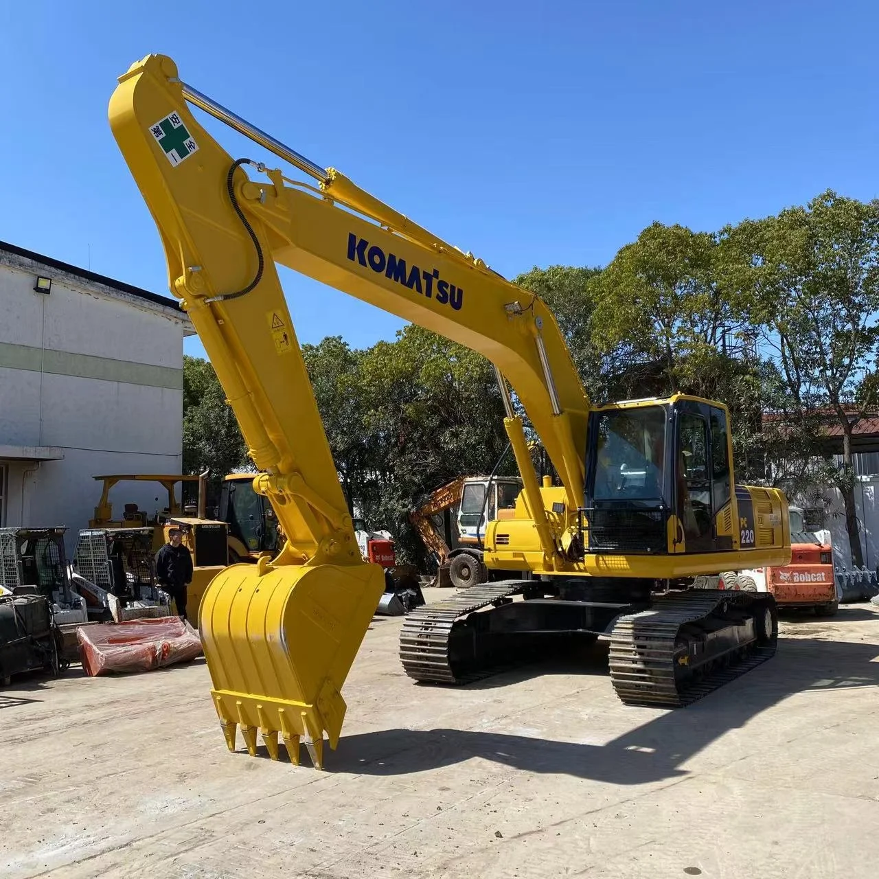 Original of Japan construction machinery Komatsu pc220 excavator good condition digger hydraulic crawler high quality excavator