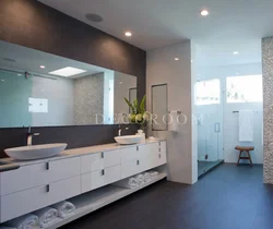 Commercial Double Sink Bathroom Vanity Wall Hung Vanity Tray Foshan