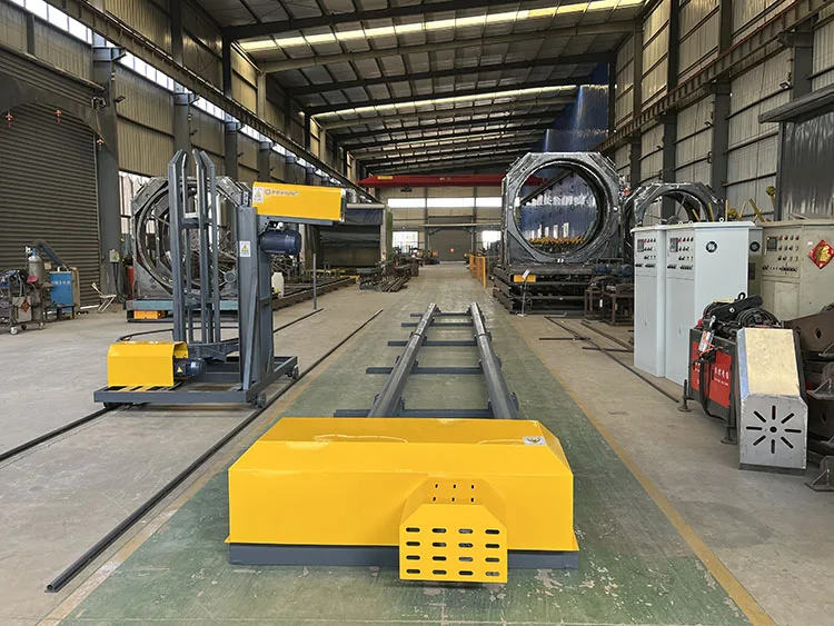 CNC Spiral Wire Winding Machine matched with CNC cage making machine