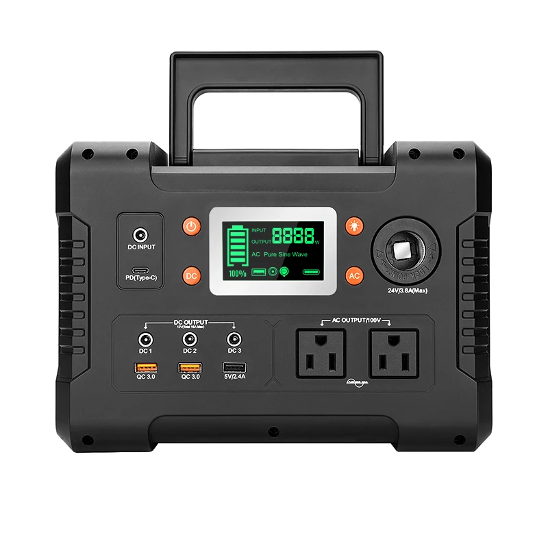 Портативный источник питания 600 Вт 150000 Вт · ч 3,7 мА · ч 110 В 220 В для кемпинга, солнечные генераторы, электростанции со светодиодной подсветкой