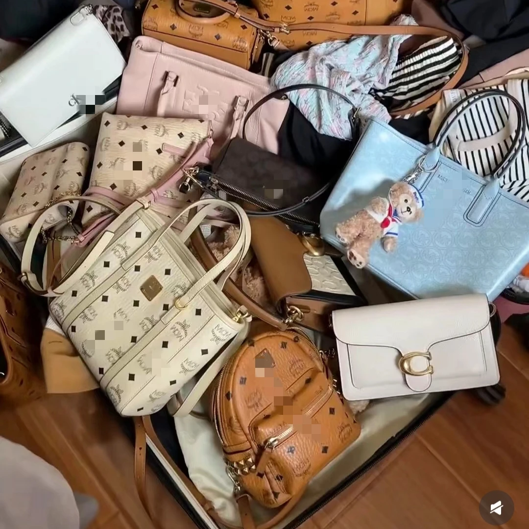 High quality used bags  leather bales used branded luxury handbag Italian