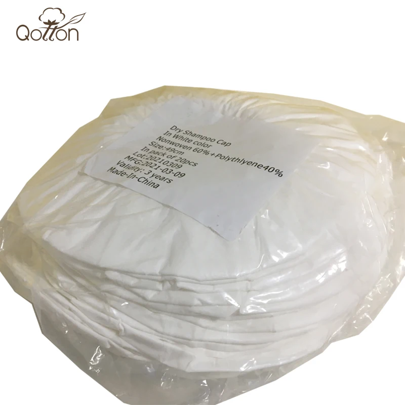 Elder Pregnant wash free cap Customized Packing Disposable Microwaveable Latex Free No Rinse Shampoo Shower Cap