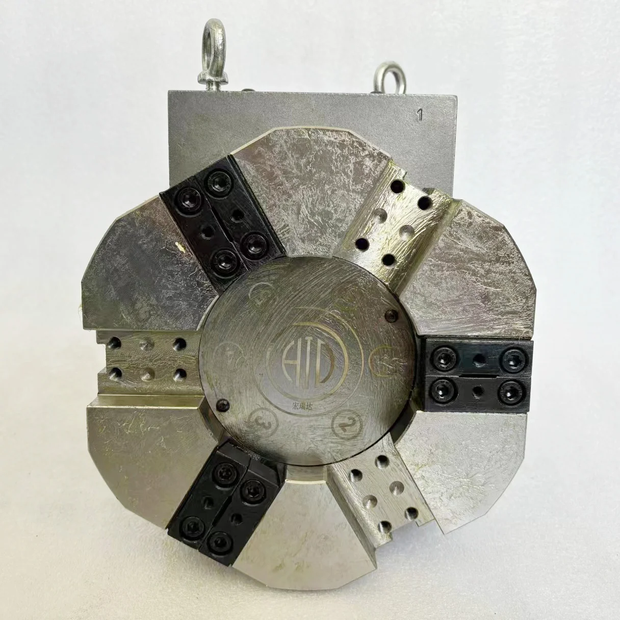 Horizontal tool post for lathe machine 6 tools NC turret center height 80mm model HAK31080  tools shop lathe power turret