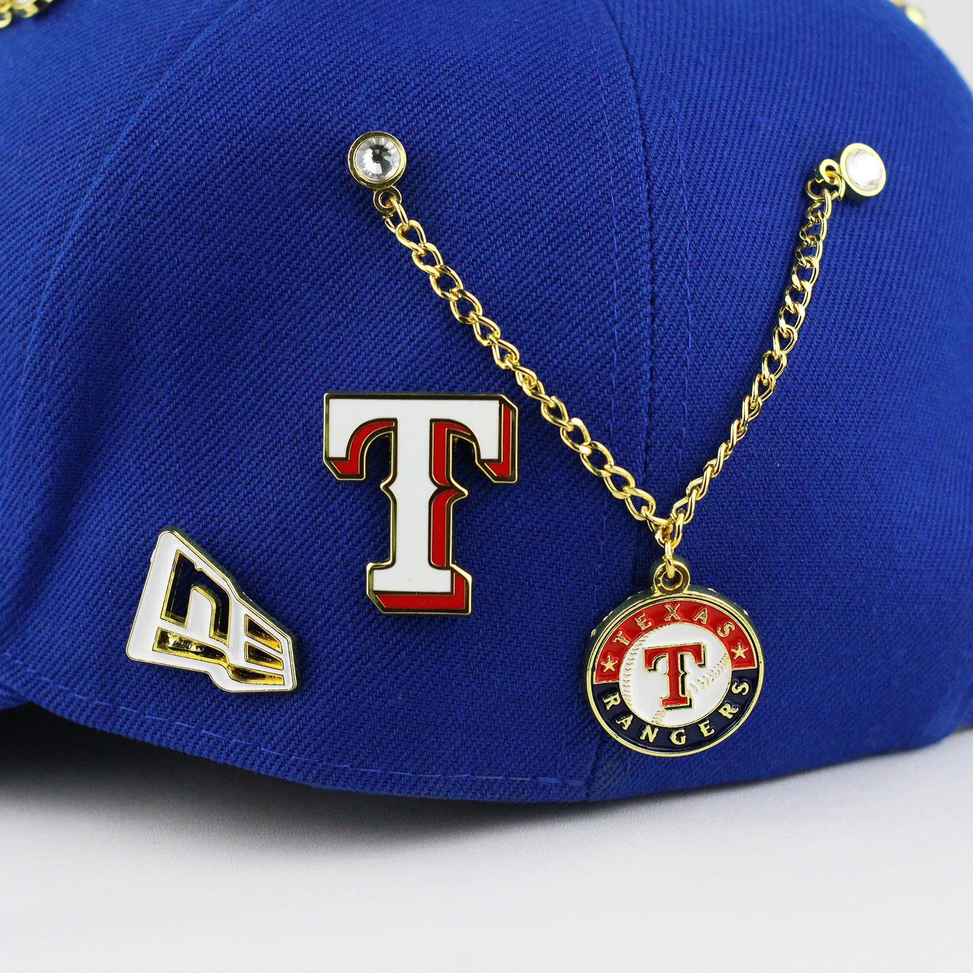 long mexico lapel metal custom mexican cap accessories fitted baseball hat pins with chain