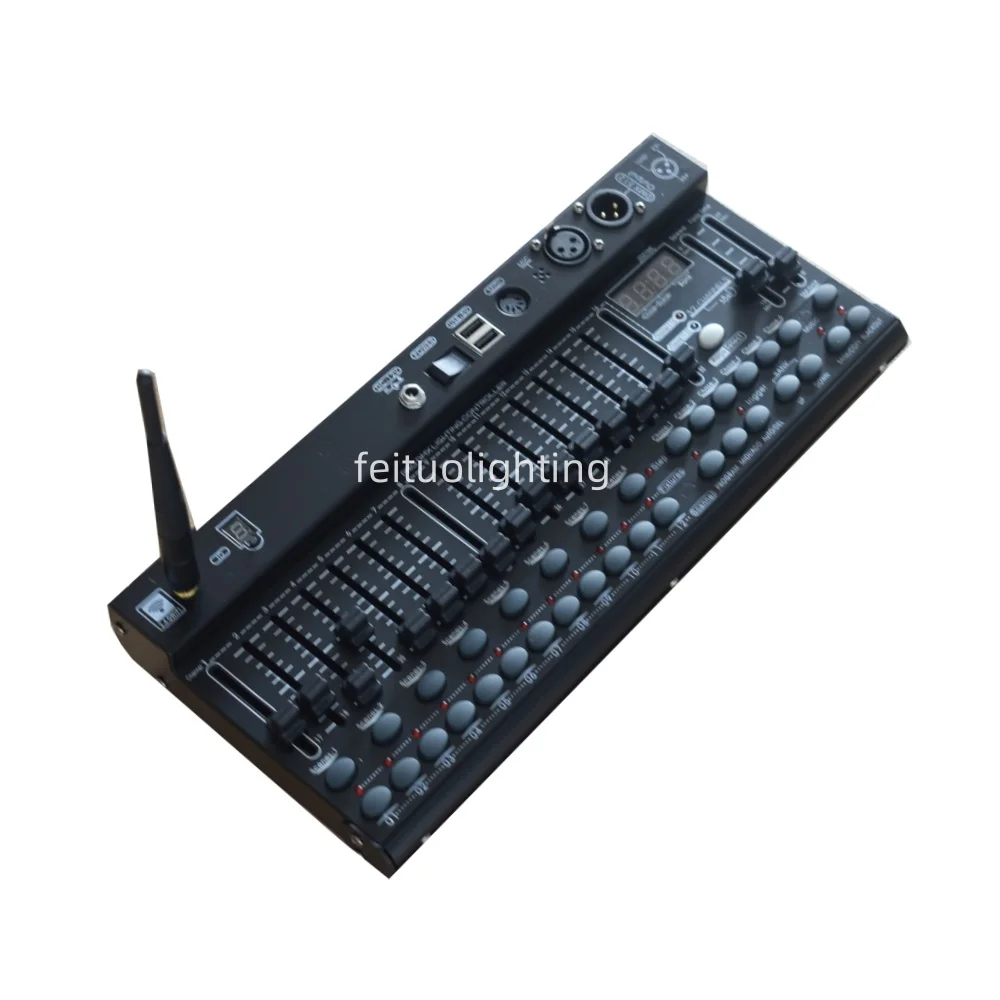 Wireless Mini Console DMX Controller Stage Light Controller For Party DJ Disco Live Concerts KTV Night
