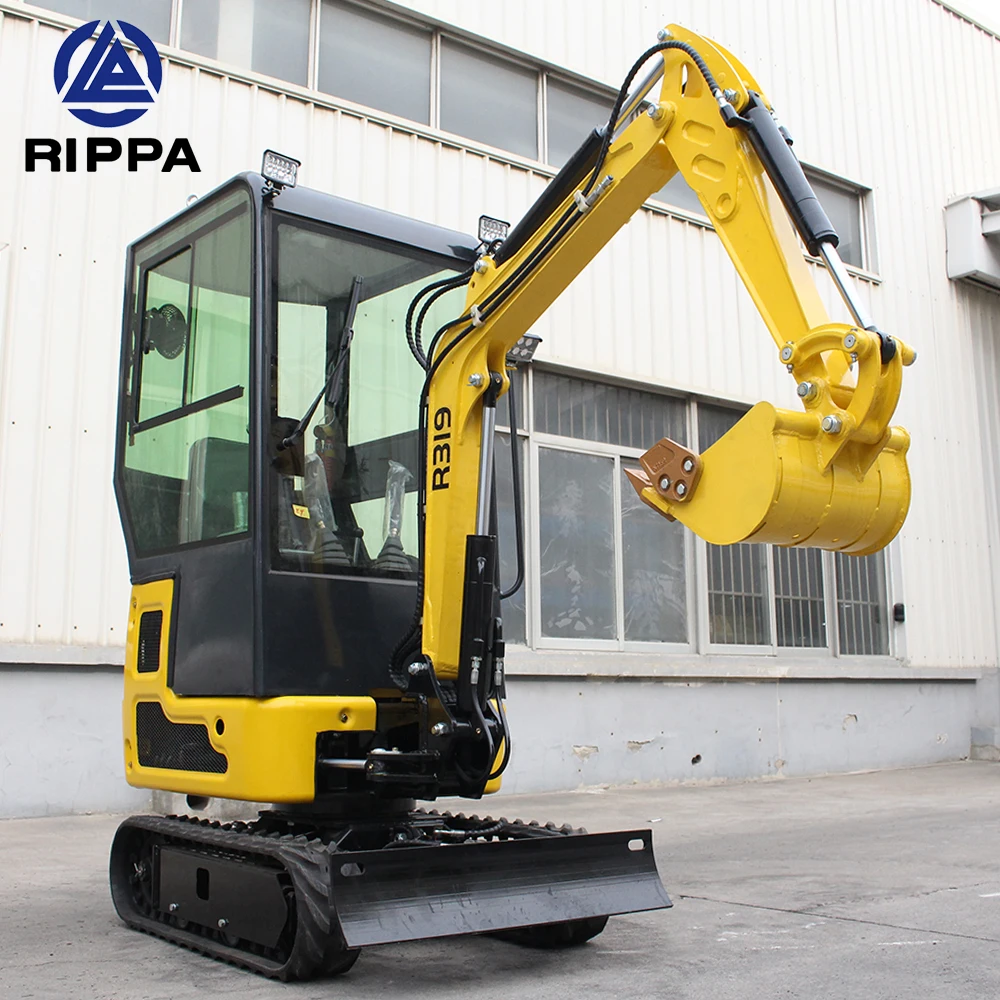 Компактный Роторный экскаватор Rippa 1 тонный 8 мини-экскаватор